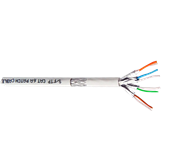 Cable c6a s/ftp gris 100ohms multibrins - lszh