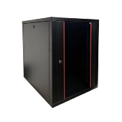 Coffret 19" - 16U 600 x 800 mm - Noir | Monté